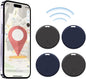 4 Rastreador GPS Portátil, Dispositivo Antipérdida, Seguimiento Inteligente por Bluetooth, Dispositivo Rastreador para Niños, Perros, Mascotas, Gatos, Cartera, Llavero