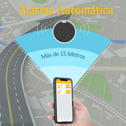 4 Rastreador GPS Portátil, Dispositivo Antipérdida, Seguimiento Inteligente por Bluetooth, Dispositivo Rastreador para Niños, Perros, Mascotas, Gatos, Cartera, Llavero