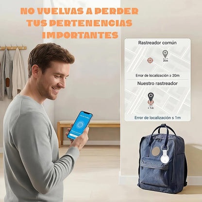 rastreador GPS para Auto,GPS Tracker sin suscripción,Chip rastreador GPS para Mascotas(1PC) (Negro)