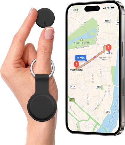 Rastreador GPS Bluetooth para Mascotas, Llaves, Equipaje y Objetos – Sin SIM, Sin Suscripción – Localizador en Tiempo Real – Compatible con Android, iOS y HarmonyOS | Llavero Mini Inteligente