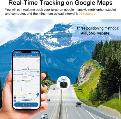 TKMARS Rastreador GPS Localizador GPS en Tiempo Real para Carro,Vehículo o Moto App Gratuita,10s Update Localizador GPS Resistente al Agua con Imán Fuerte y micrófono,Batería en Espera 90 días 905