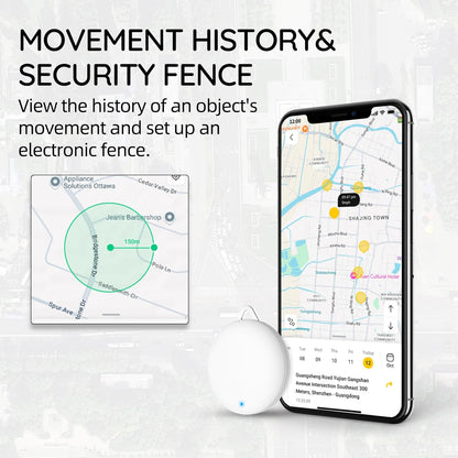 LNCOON Mini rastreador GPS suscripción para vehículos, niños y Mascotas. Dispositivo rastreador Oculto con aplicación para iOS y Android Reproducción de Seguimiento Sin cuota mensual