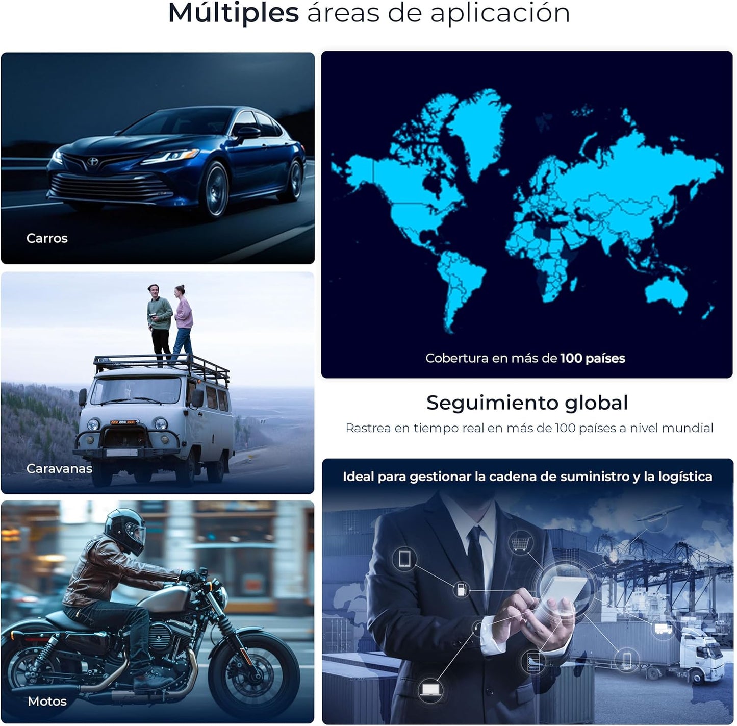 Salind 11 4G - Rastreador GPS Magnético para Carros y Barcos - Localizador de Seguimiento en Tiempo Real - Monitoreo de Ubicación, Ruta y Velocidad - Alarmas Antirrobo - Batería hasta 70 días