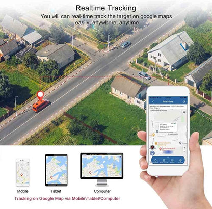 4G Rasreador GPS para auto sin Suscripción 20000 mAh,Standby 240 días,GPS Tracker 905C con Imán Fuerte Localización en Tiempo Real,Vibración Alarma,Impermeable,Apto para Auto, Moto y Camiones